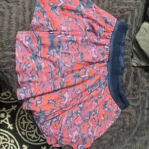 Lululemon pink navy orange skort size 10 tall